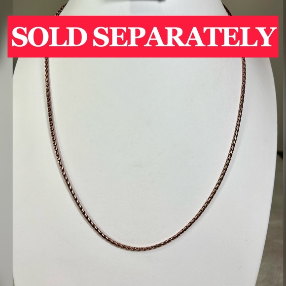 Oyster Turquoise Moonstone Copper Vintage Style Pendant ONLY - Picture 5 of 8